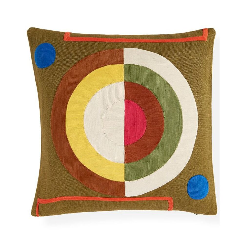 Jonathan Adler Jonthan Adler Monterey Bullseye Pillow, Multicolor